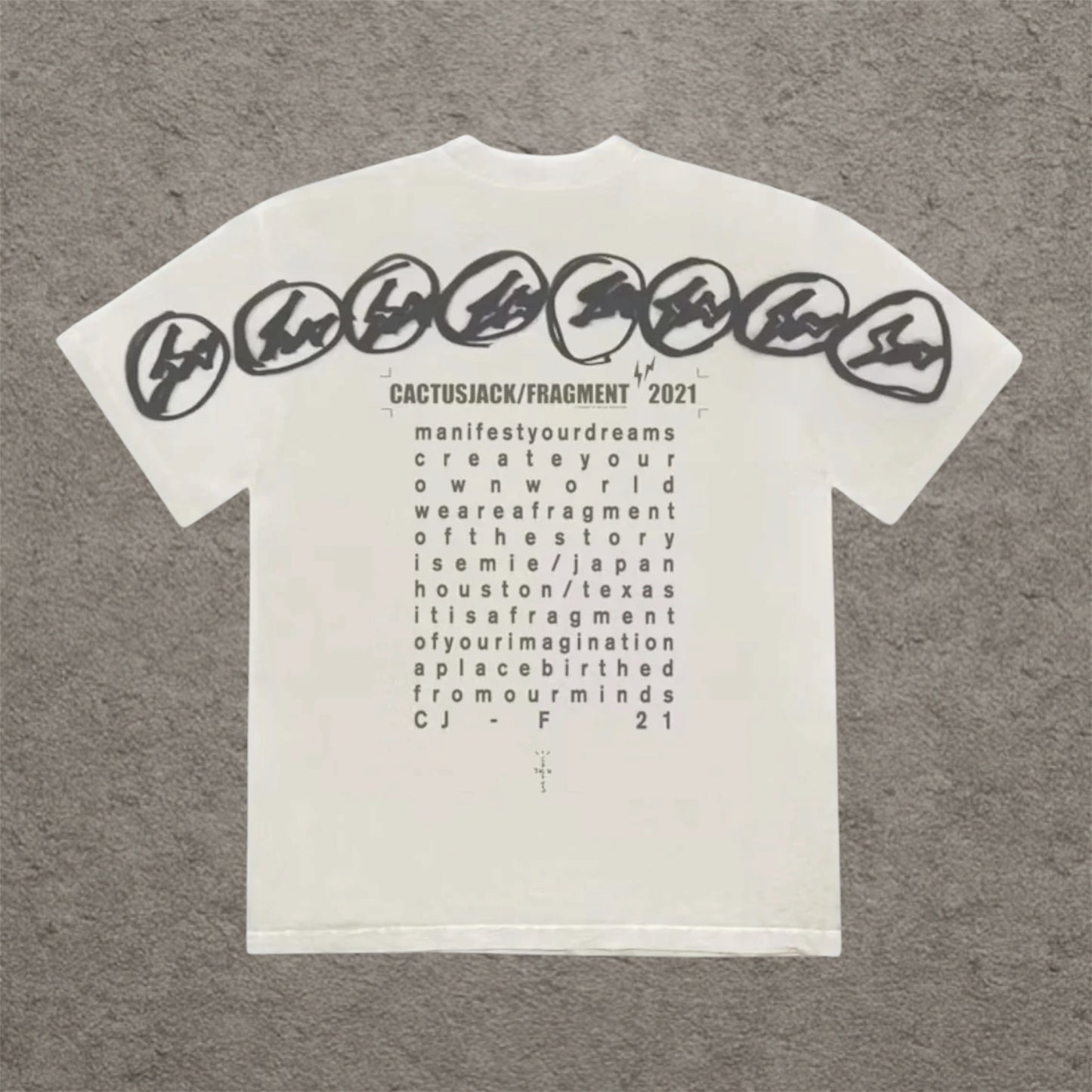 Travis Scott x Cactus Jack For Fragment Manifest, White