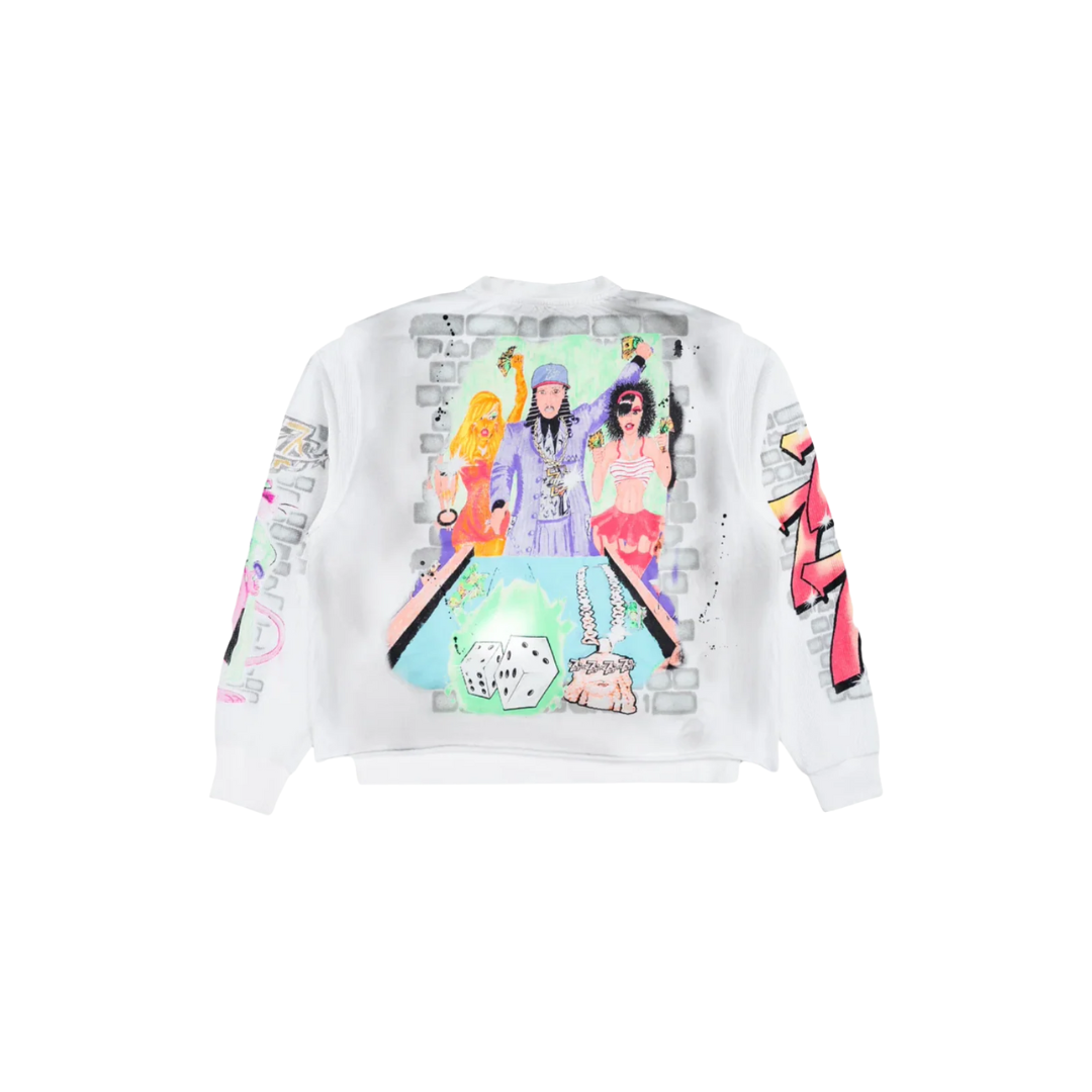 Triple Seven Player Longsleeve White