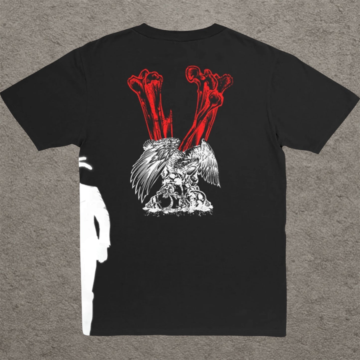 Vlone X Kodak Black Vulture T-Shirt Black