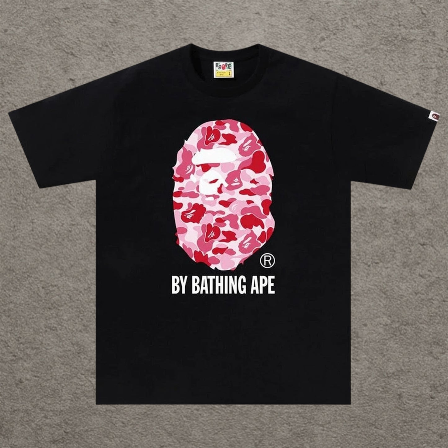 BAPE ABC Camo By Bathing Ape Tee Black/Pink