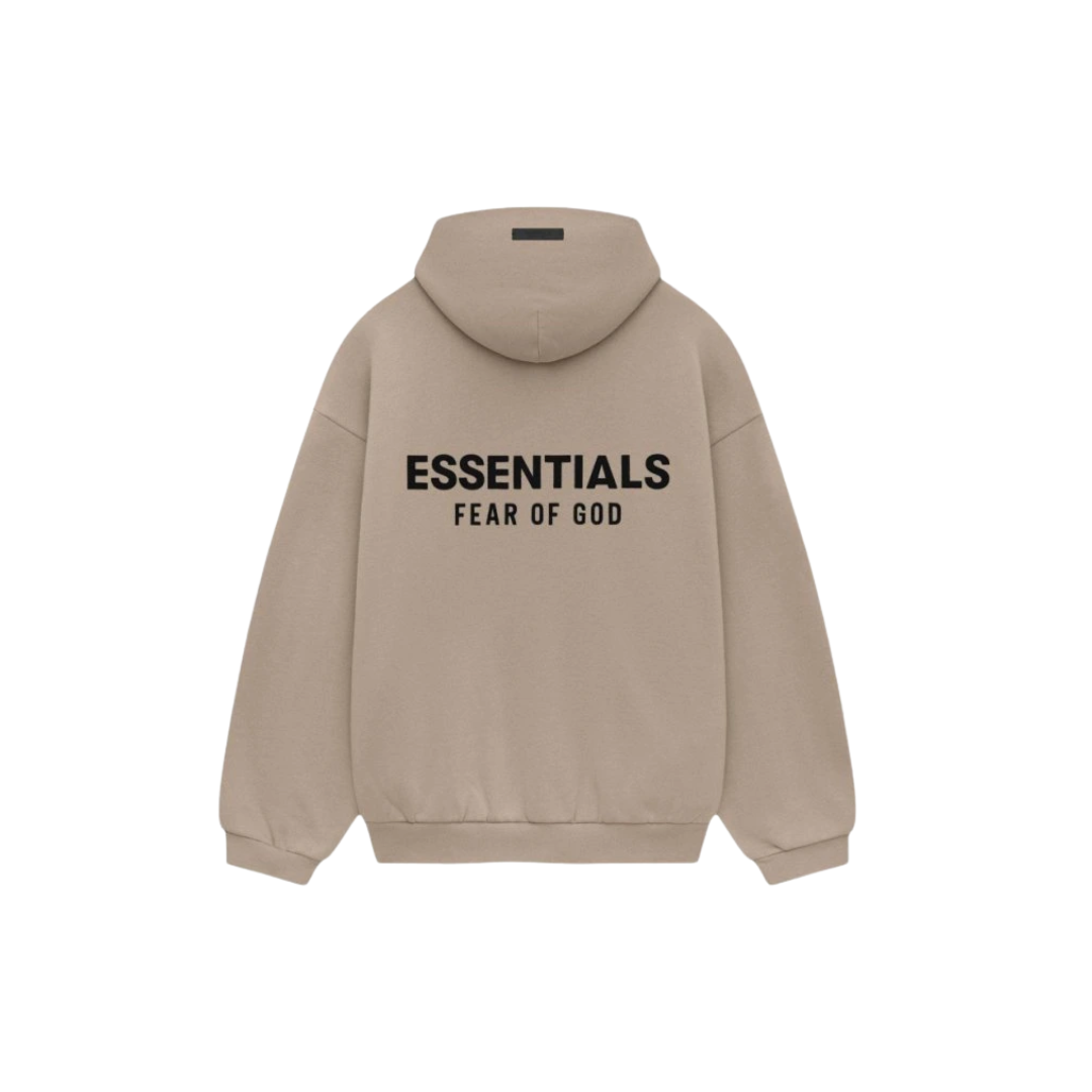 Fear Of God Essentials Pullover Hoodie Desert Sand Fleece (FW24)