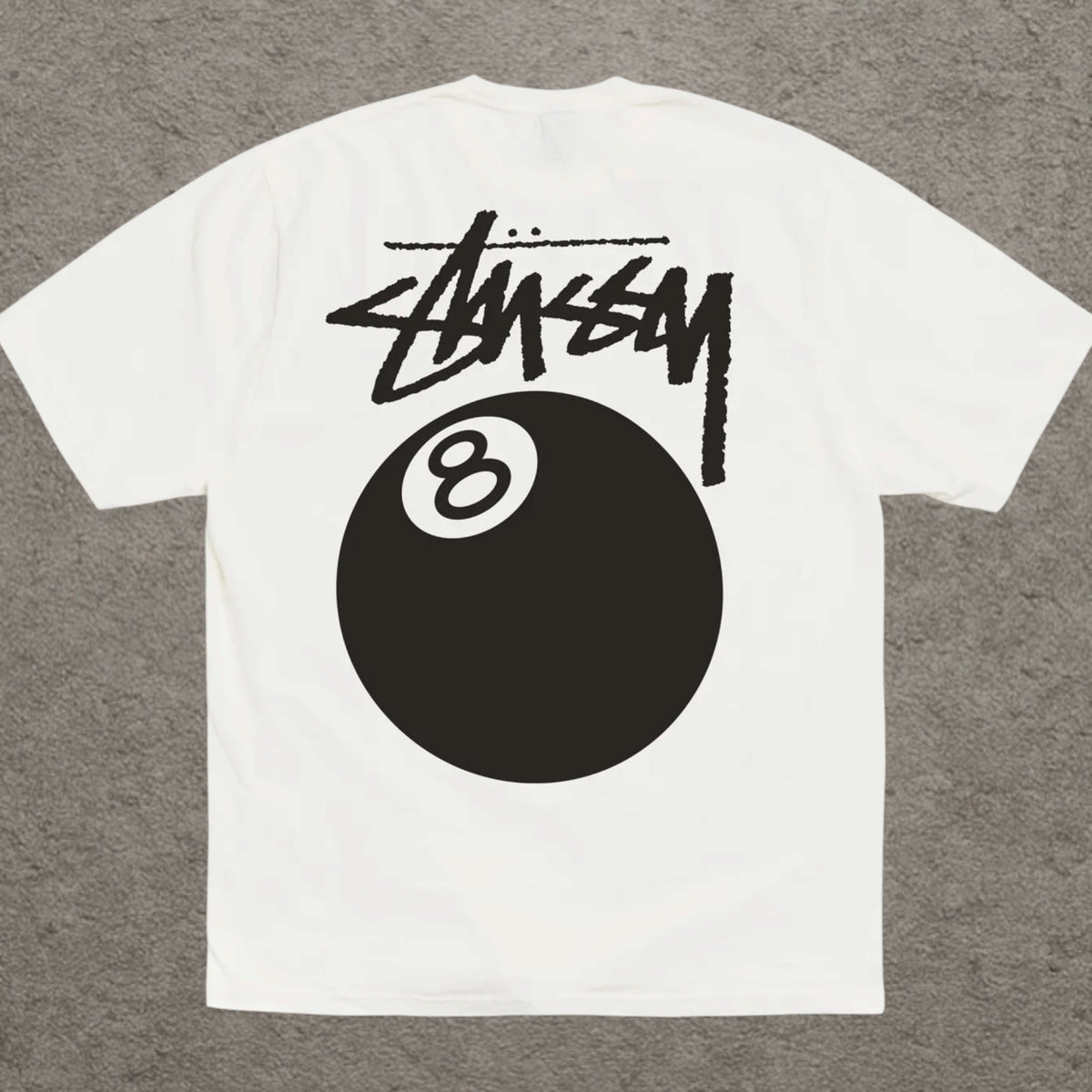Stussy 8 Ball T-Shirt Natural