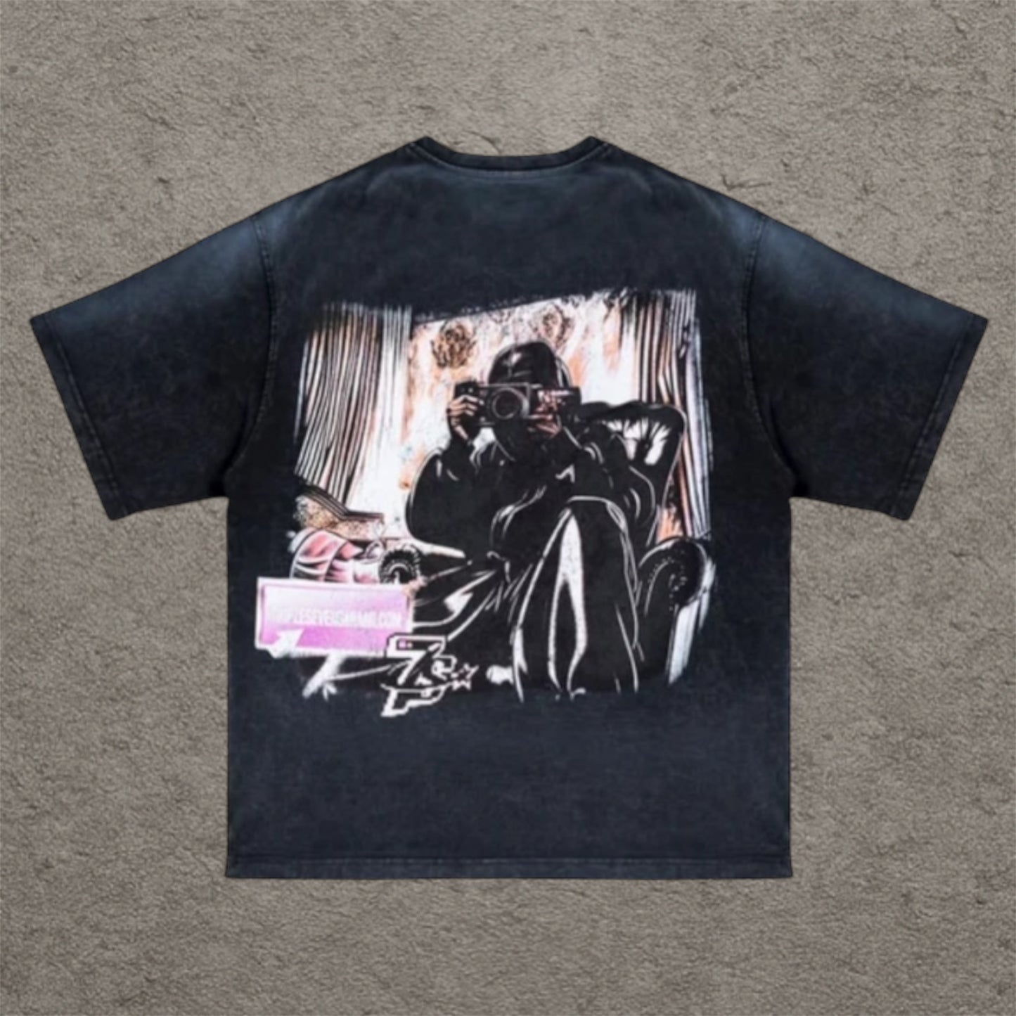 Triple Seven Filmstar Tee Black
