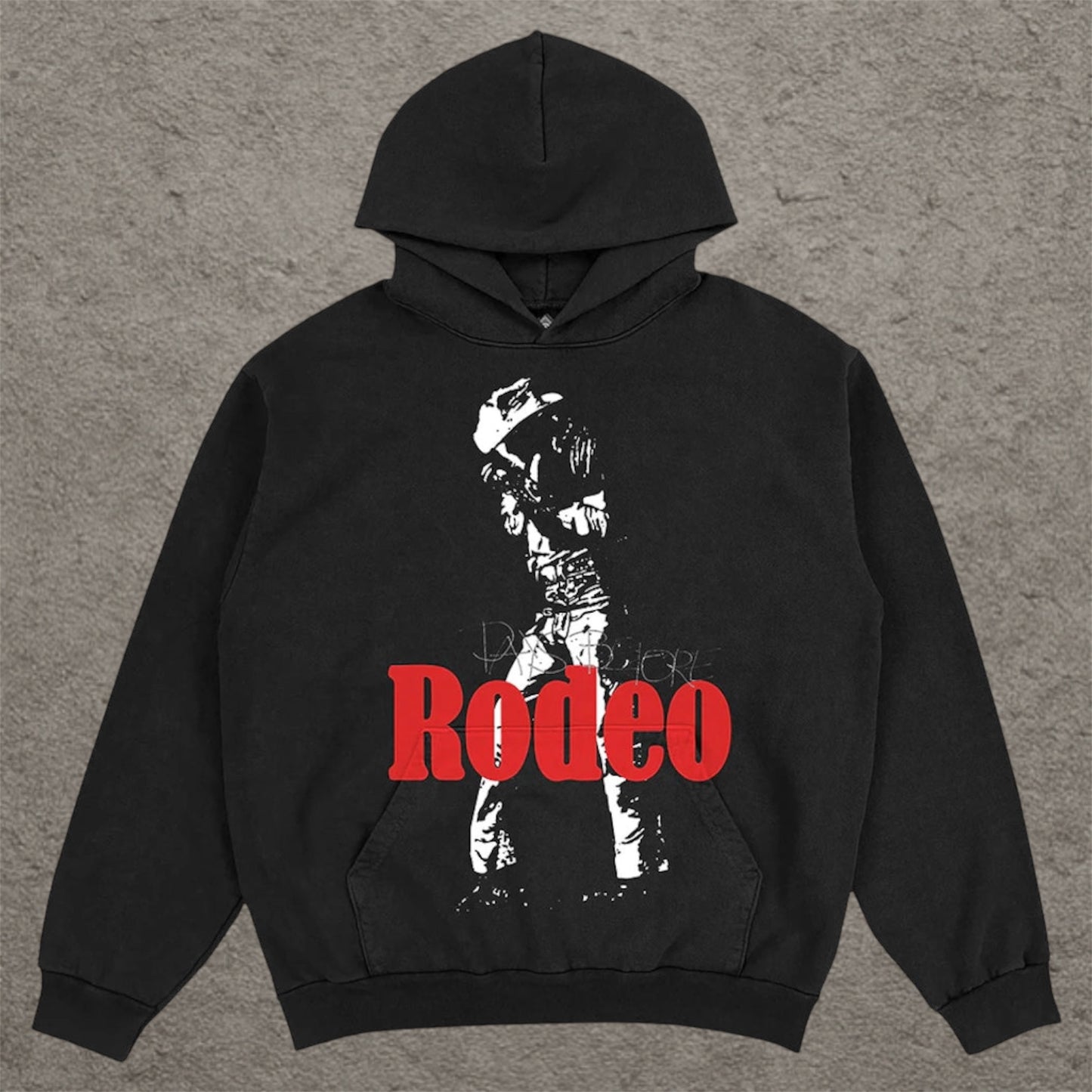 CJ x Sp5der Rodeo Hoodie Black