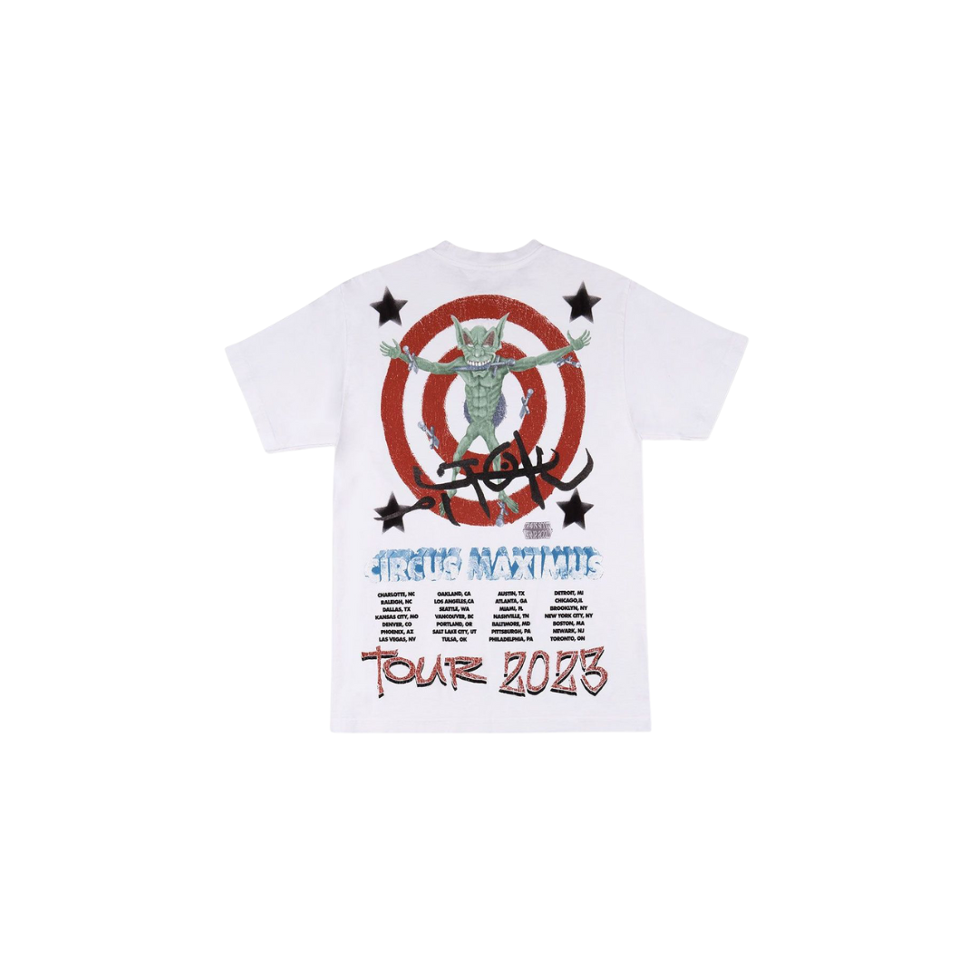 Travis Scott Utopia Circus Maximus Tour Tee III White