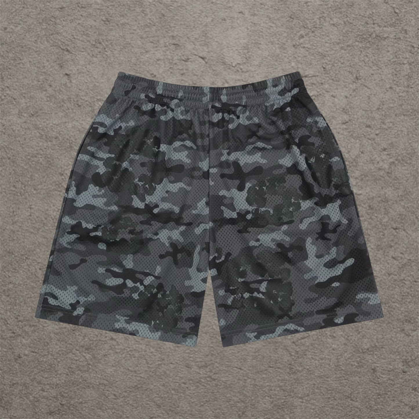 Denim Tears Wreath Camo Shorts Black