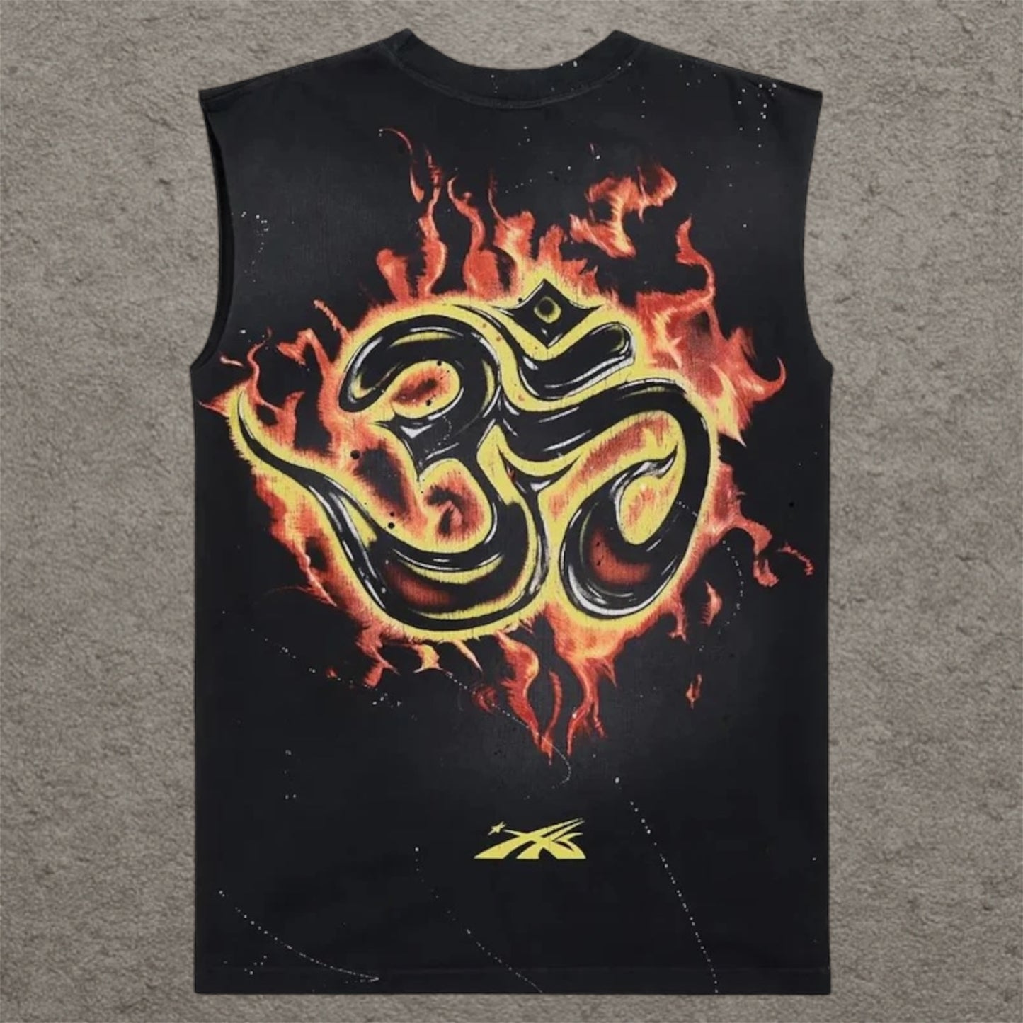 Hellstar Inner Peace Skeleton Sleeveless Tee Black