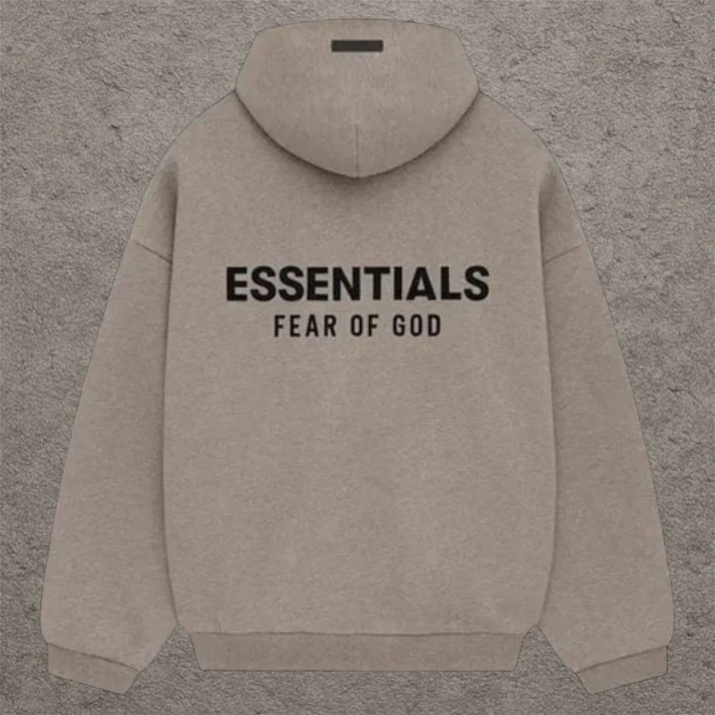 Fear Of God Essentials Pullover Hoodie Heather Gray Fleece (FW24)