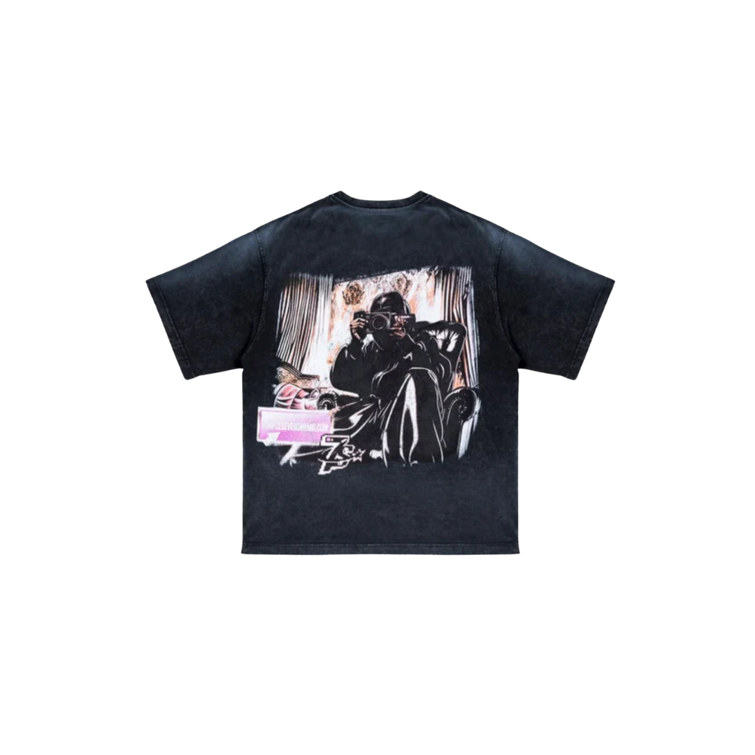 Triple Seven Filmstar Tee Black