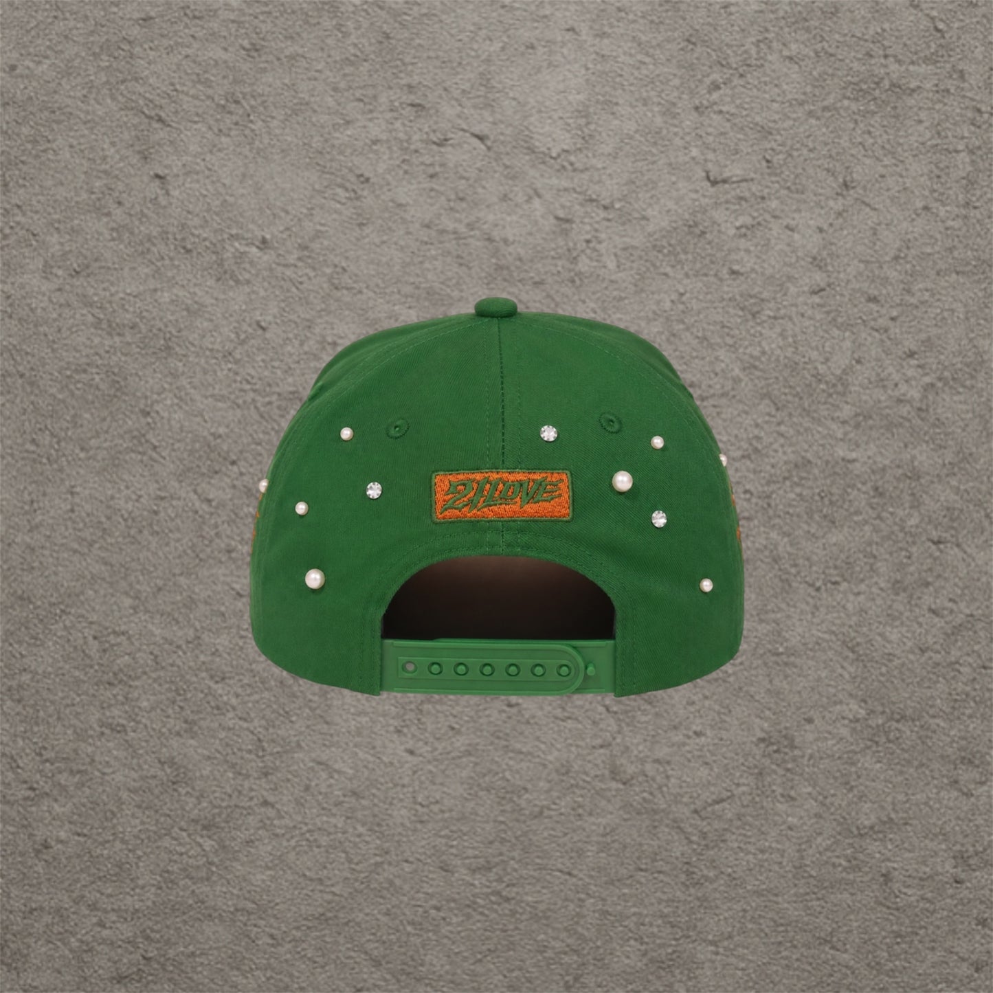 21 Love Worldwide Pearl Cap Green