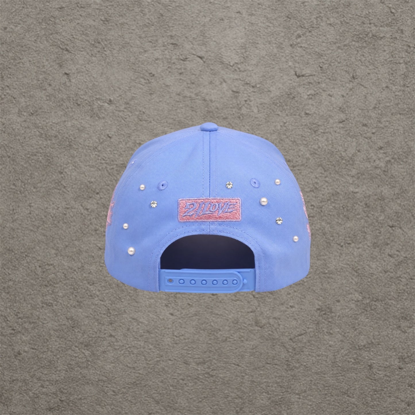 21 Love Worldwide Pearl Cap Blue
