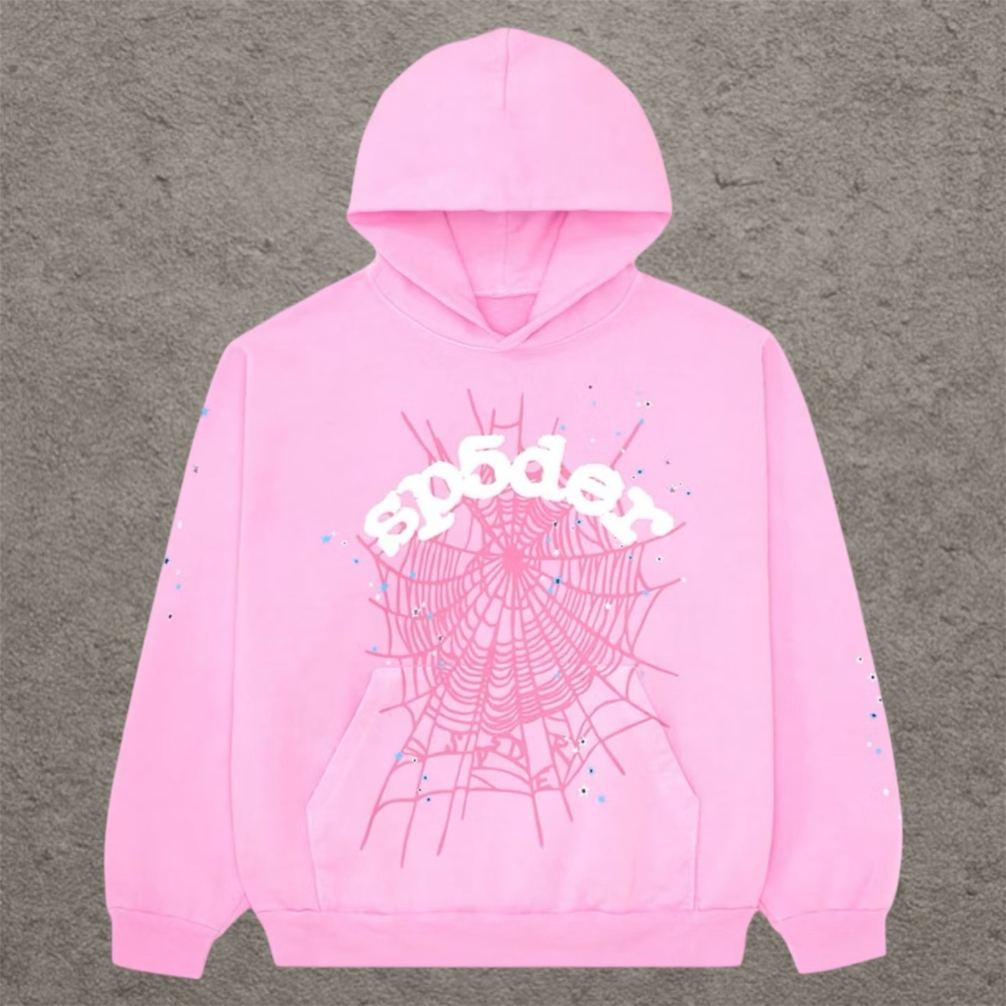 Sp5der OG Web Hoodie, Pink