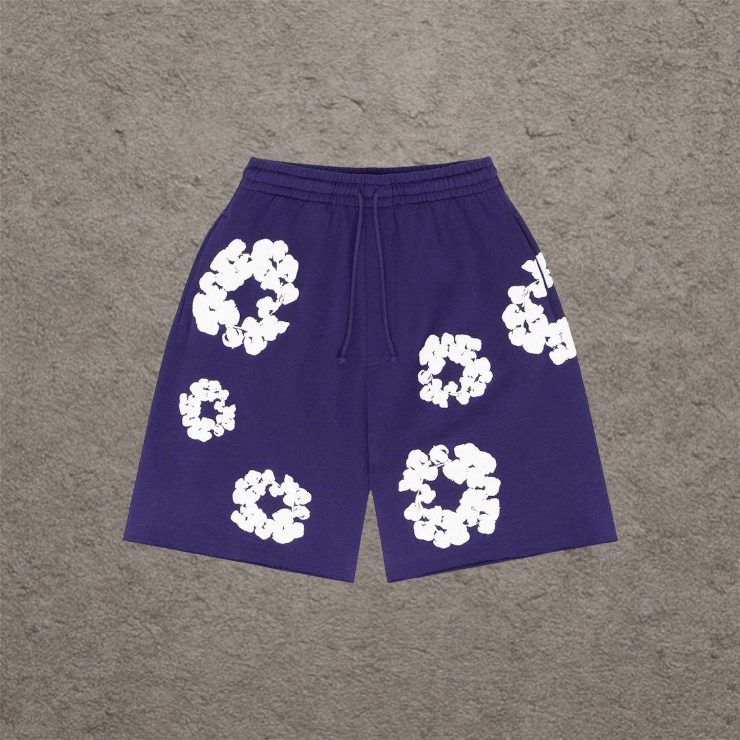 Denim Tears The Cotton Wreath Shorts Purple