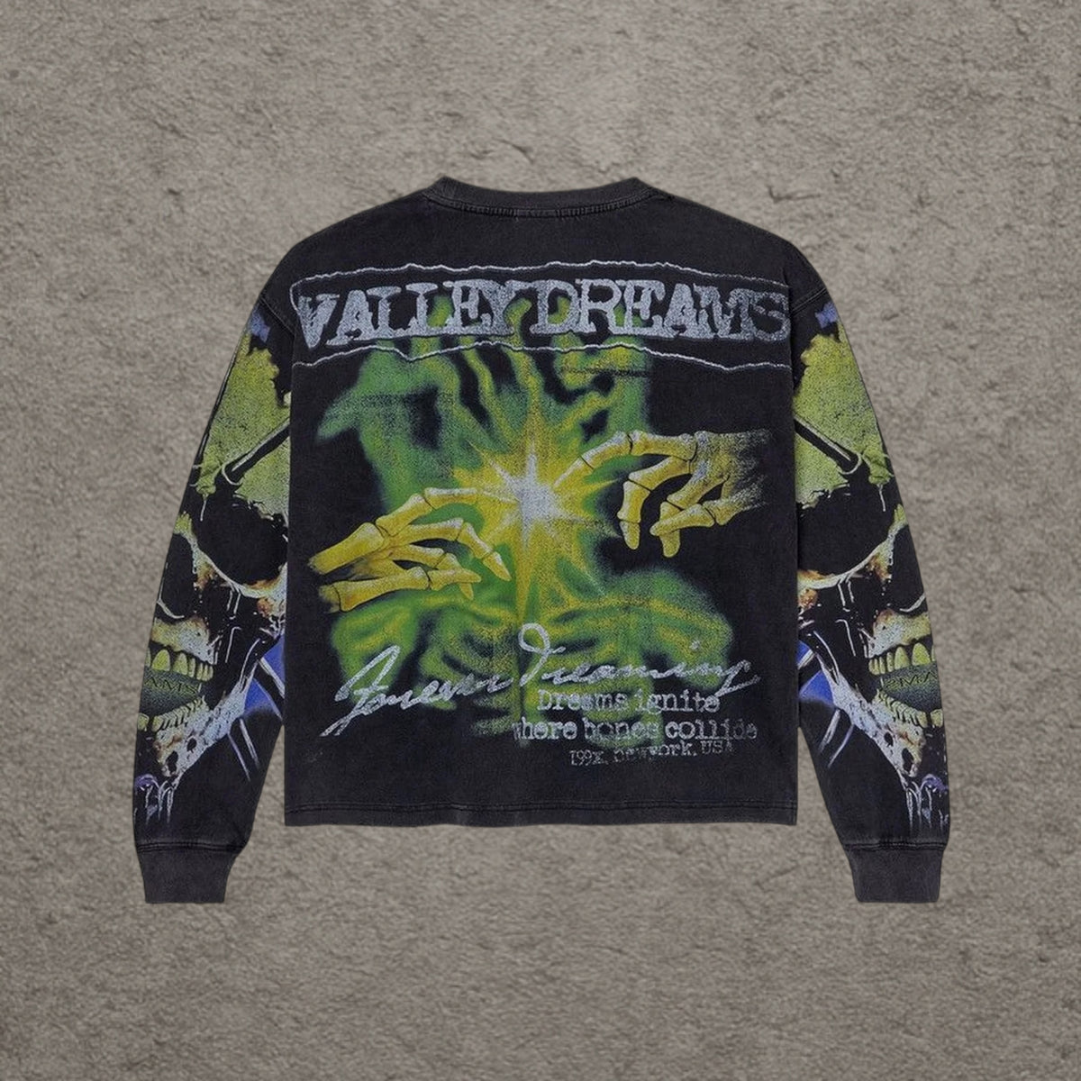 Vale Forever Gravedigger L/S, Black/Green