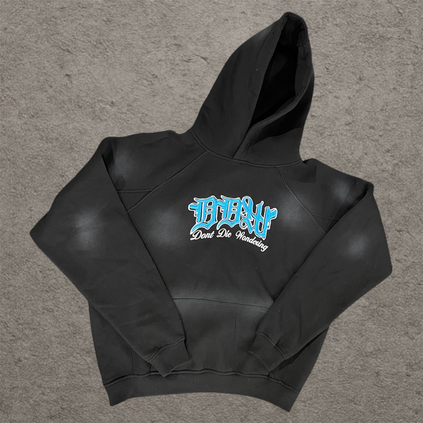 DDW Studios " GUN LOGO HOODIE PIGMENT"