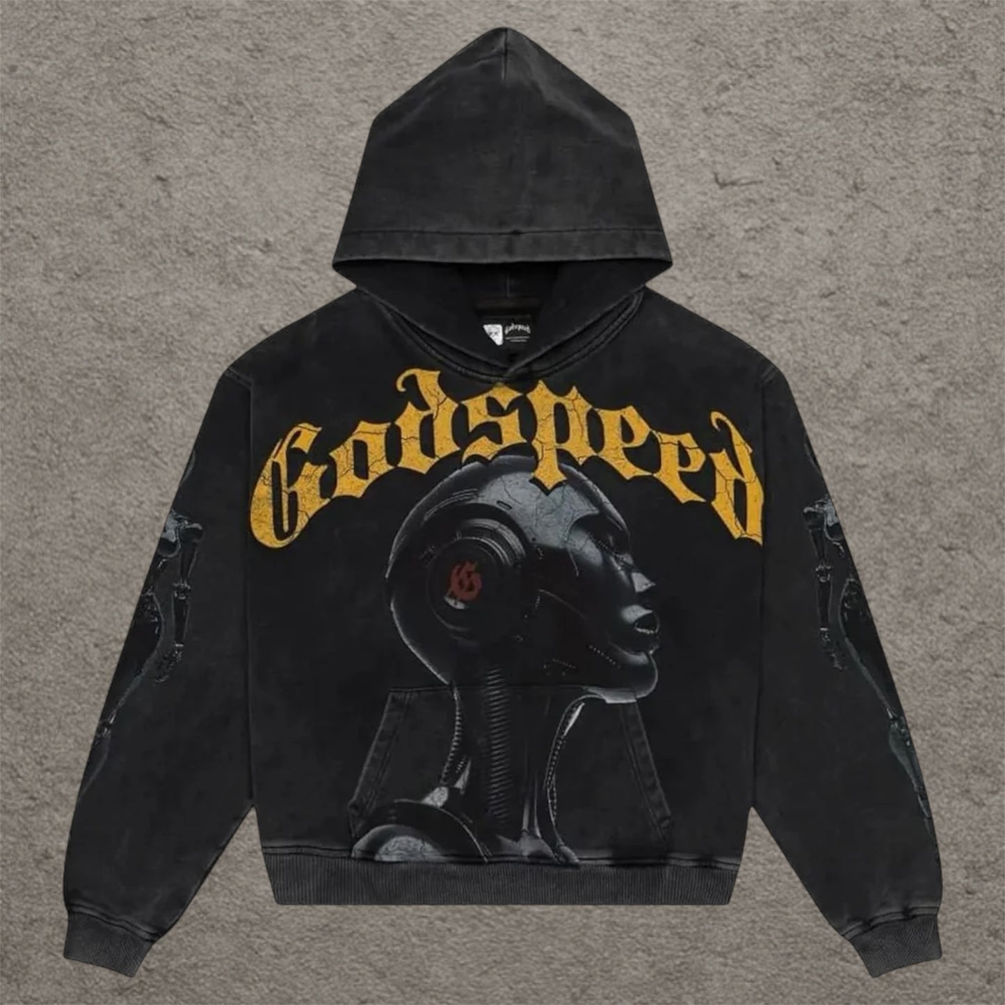 Godspeed Alexa Hoodie Washed Black