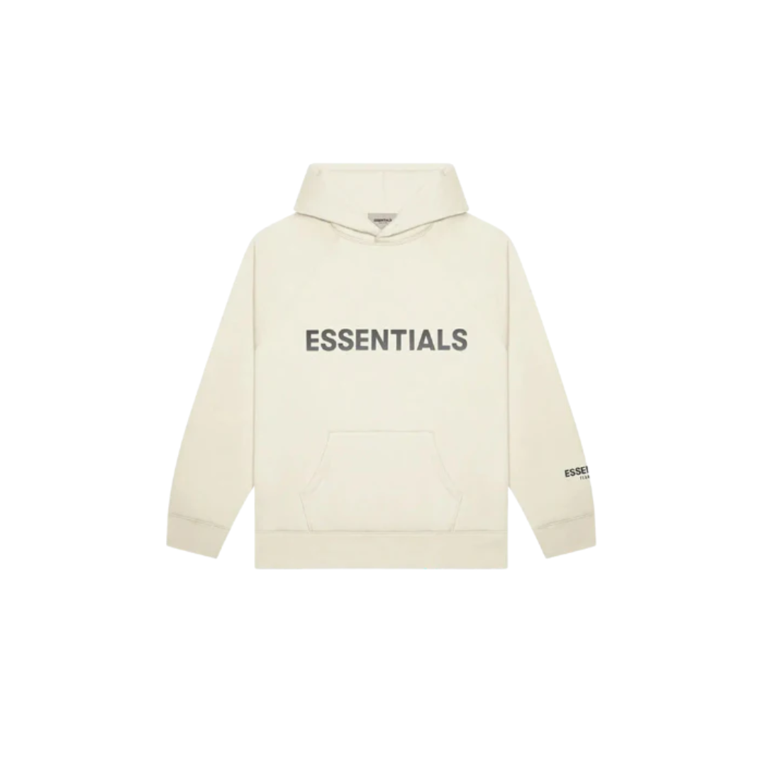 Fear of God Essentials Pullover Hoodie Applique Cream (SS20)
