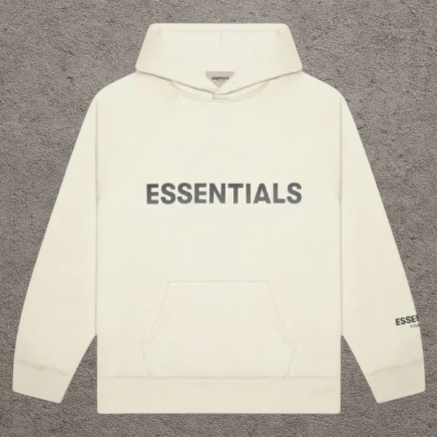 Fear of God Essentials Pullover Hoodie Applique Cream (SS20)
