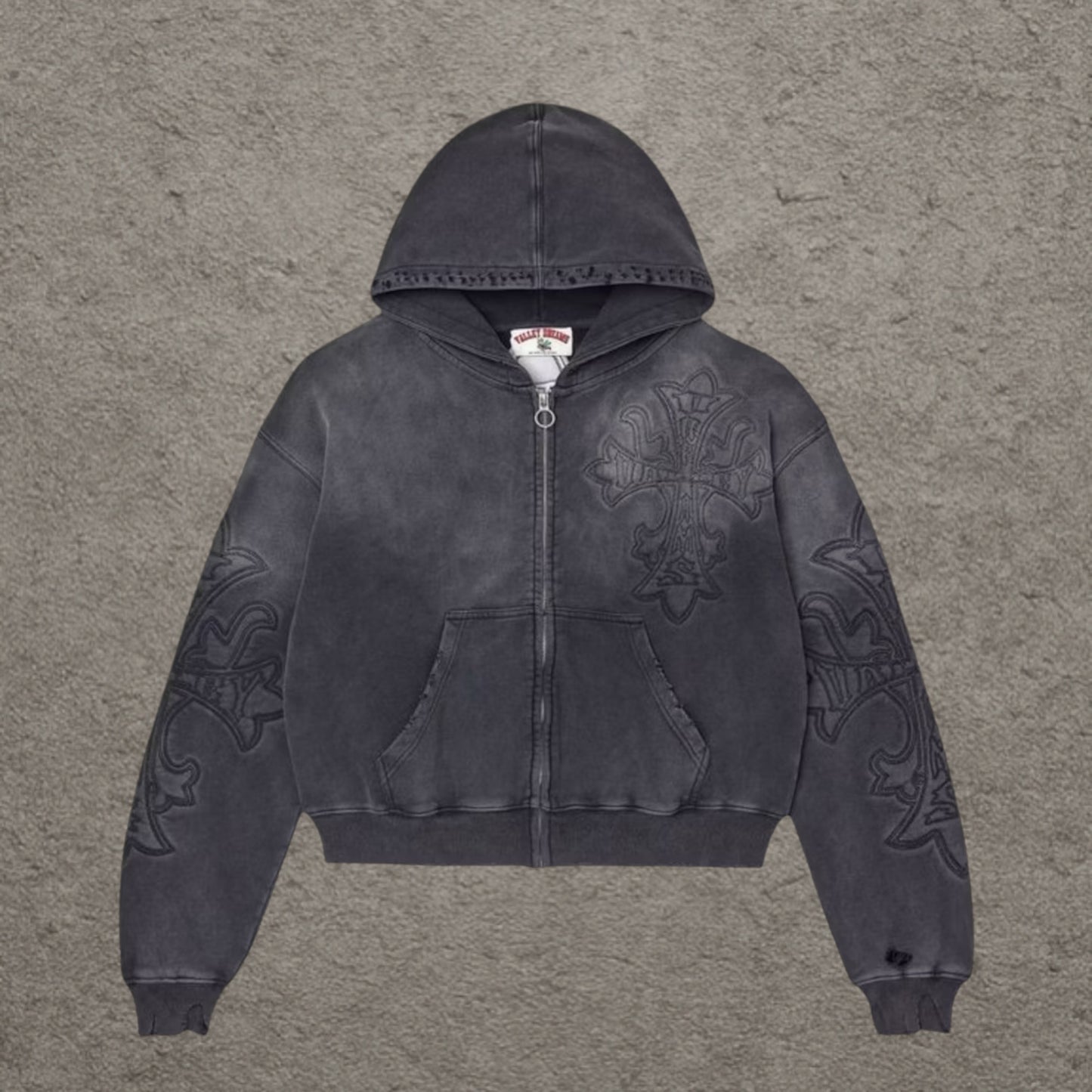 Vale Forever Carver Zip Up Hoodie, Black