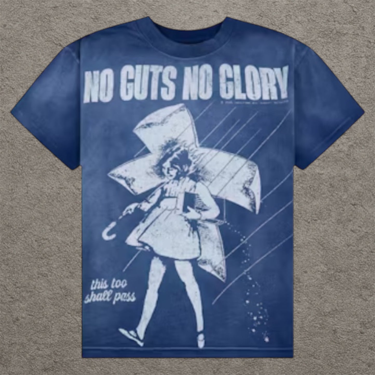Hellstar Carry Your Cross Tee Blue