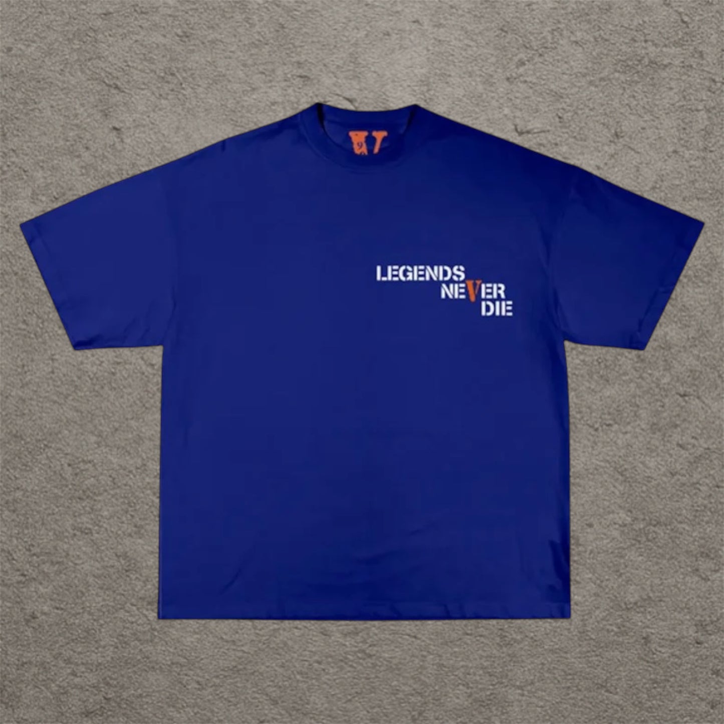 Vlone x Juice Wrld Legends Never Die 999 T-Shirt Blue