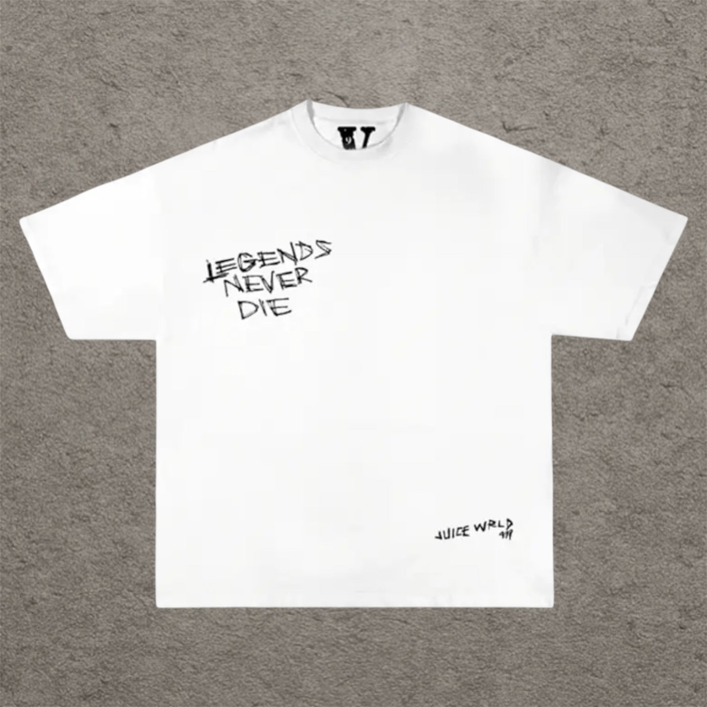 Vlone x Juice Wrld Legends Never Die T-Shirt White
