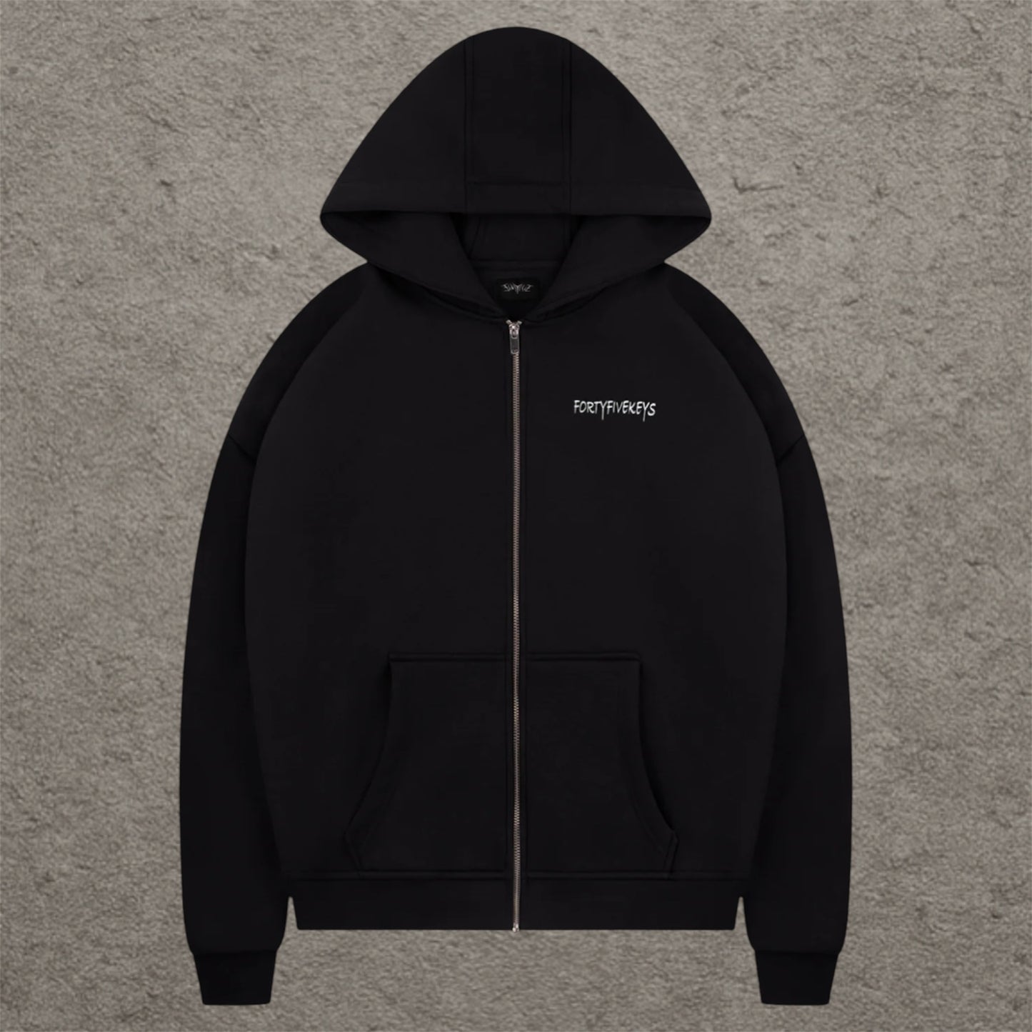 45Keys Zipper Backprint Black