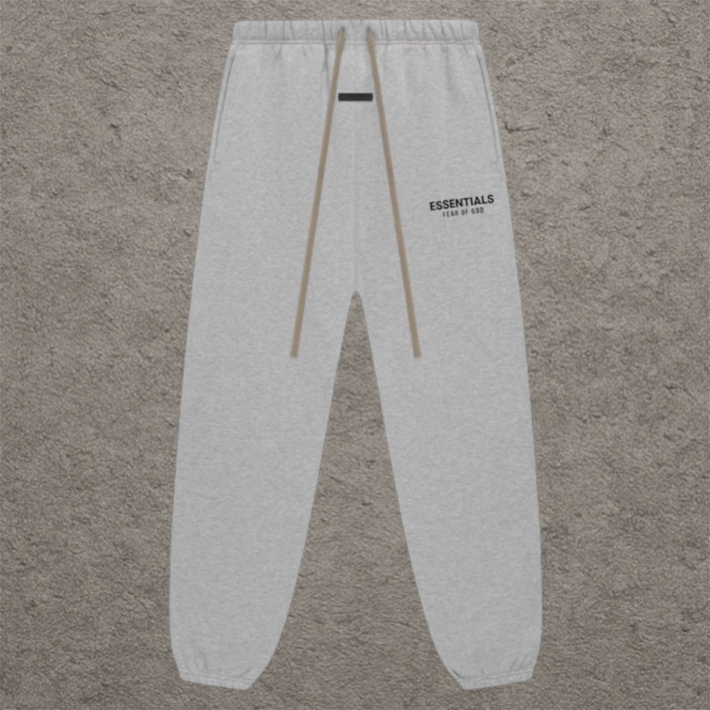 Fear Of God Essentials Sweatpants Light Heather Gray Fleece (FW24)