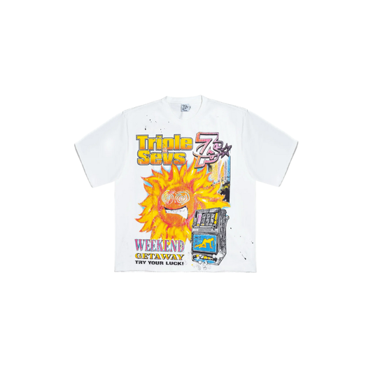 Triple Sevens Weekend Tee White