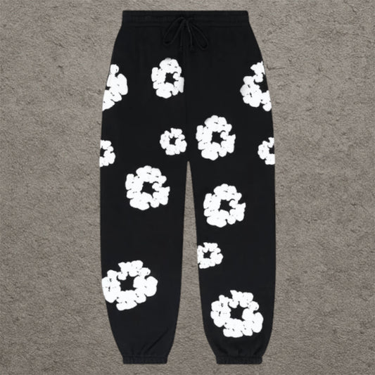 Denim Tears The Cotton Wreath Sweatpants Black
