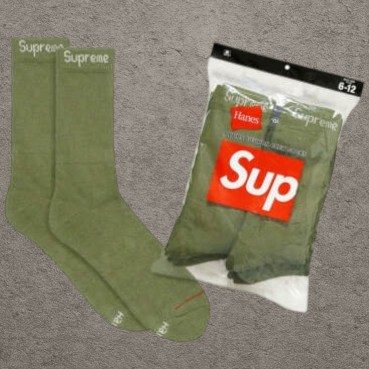 Supreme Sock´s Green (4er Pack)