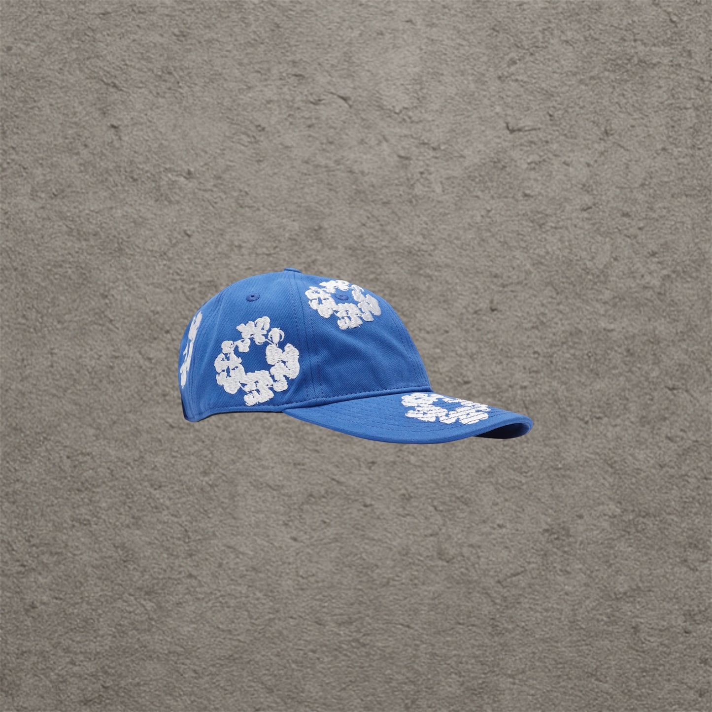 Denim Tears The Cotton Wreath Cap Blue