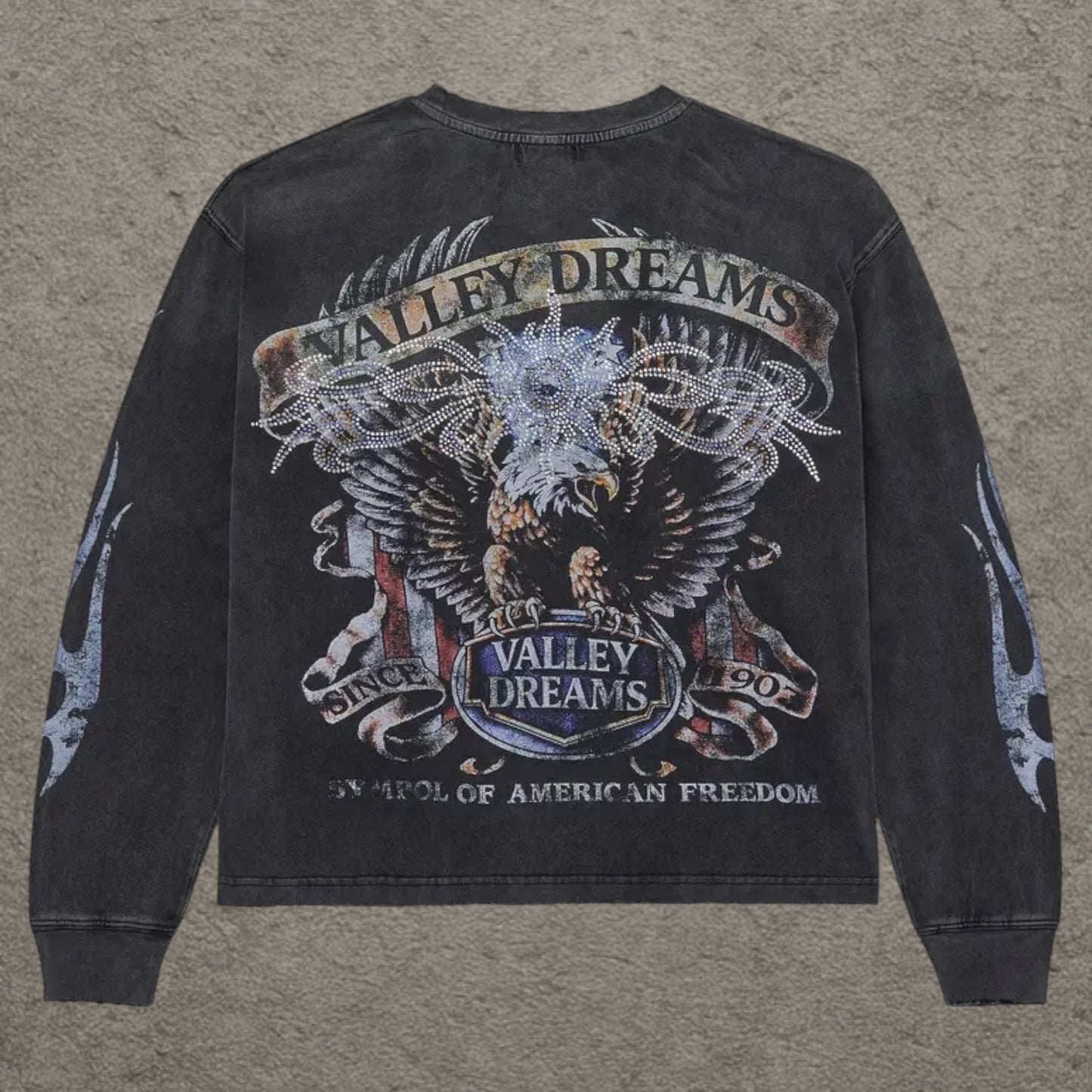 Vale Forever State Tribal Longsleeve, Black