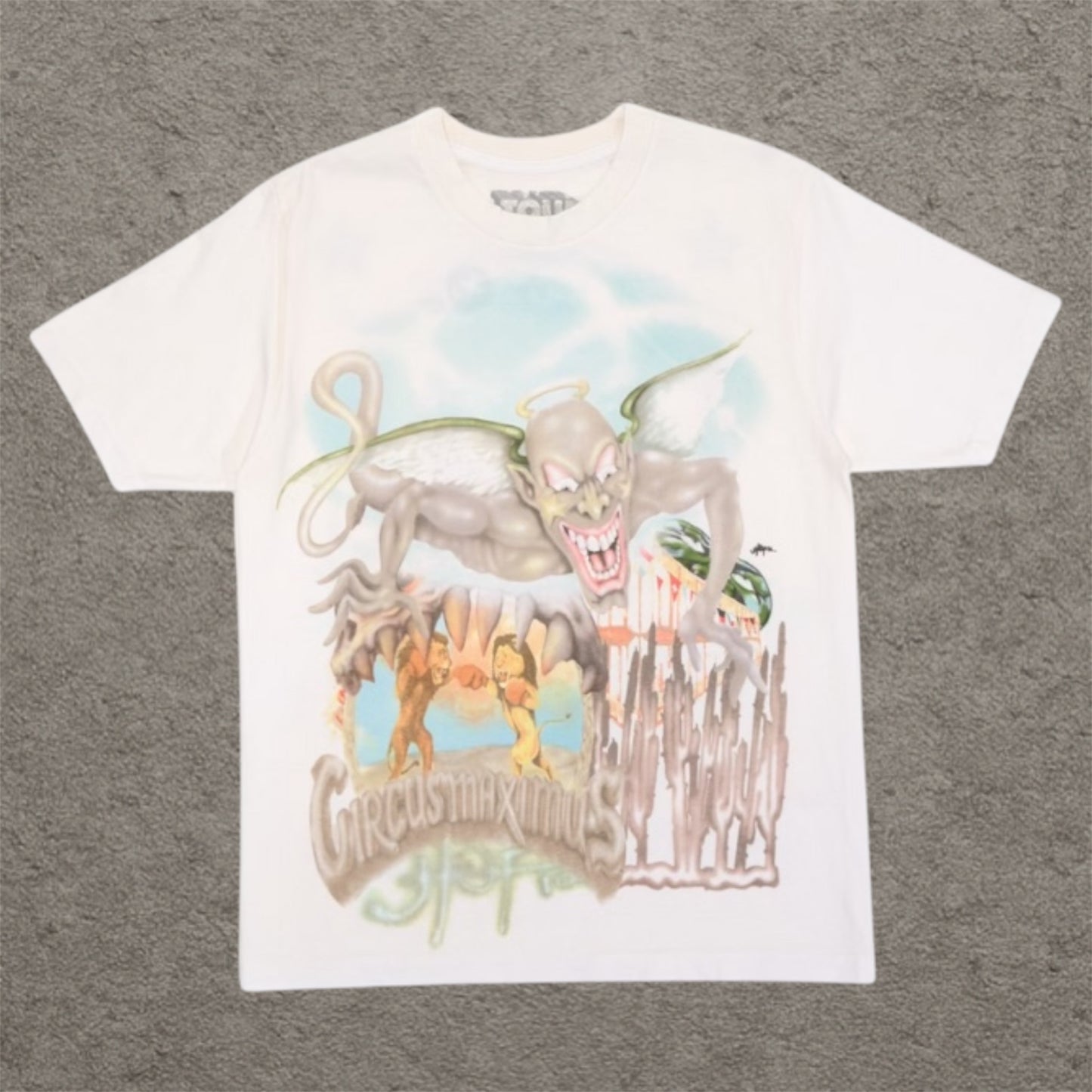 Travis Scott Utopia Circus Maximus Tour Tee III White