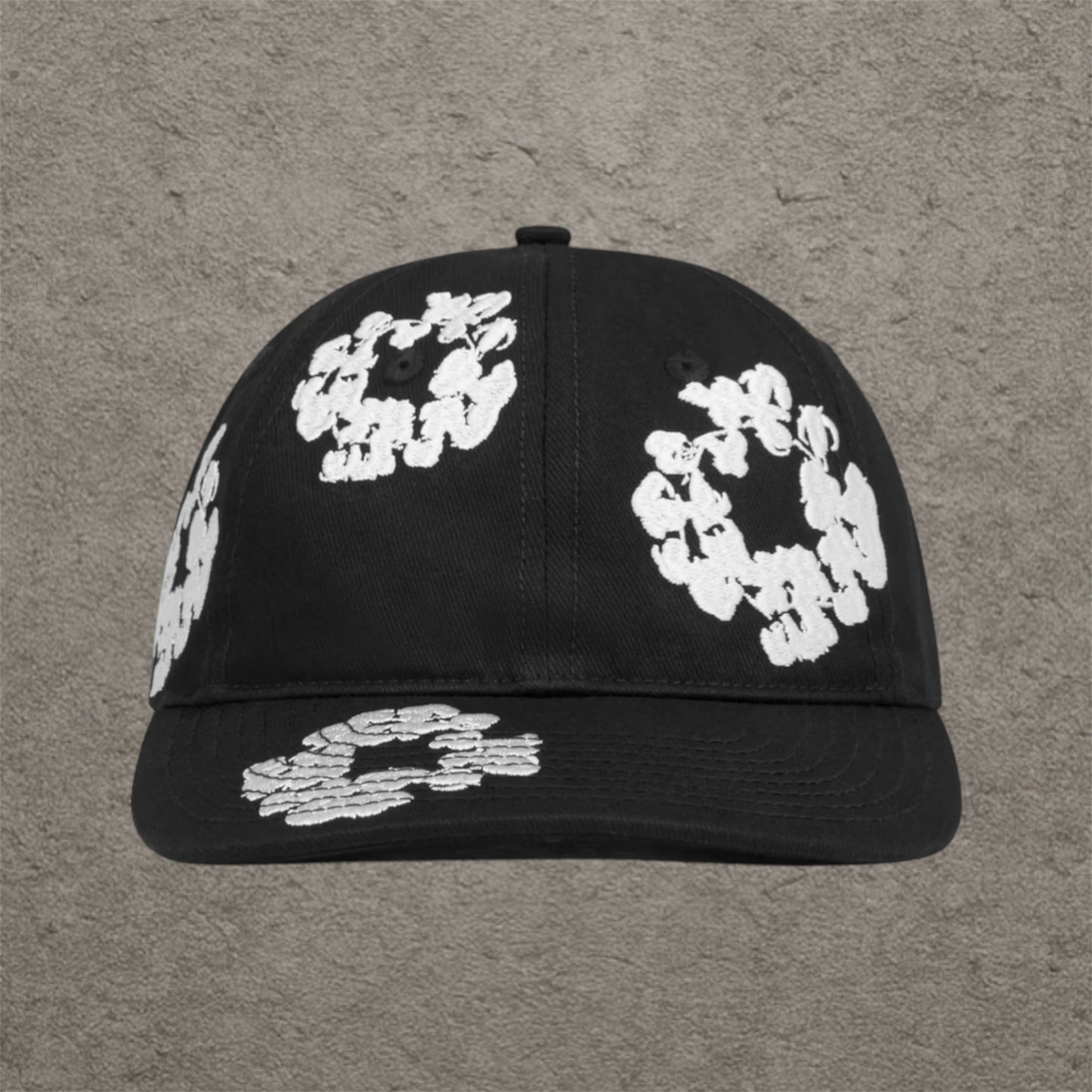 Denim Tears The Cotton Wreath Cap Black