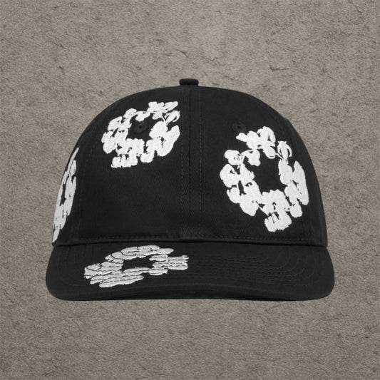 Denim Tears The Cotton Wreath Cap Black
