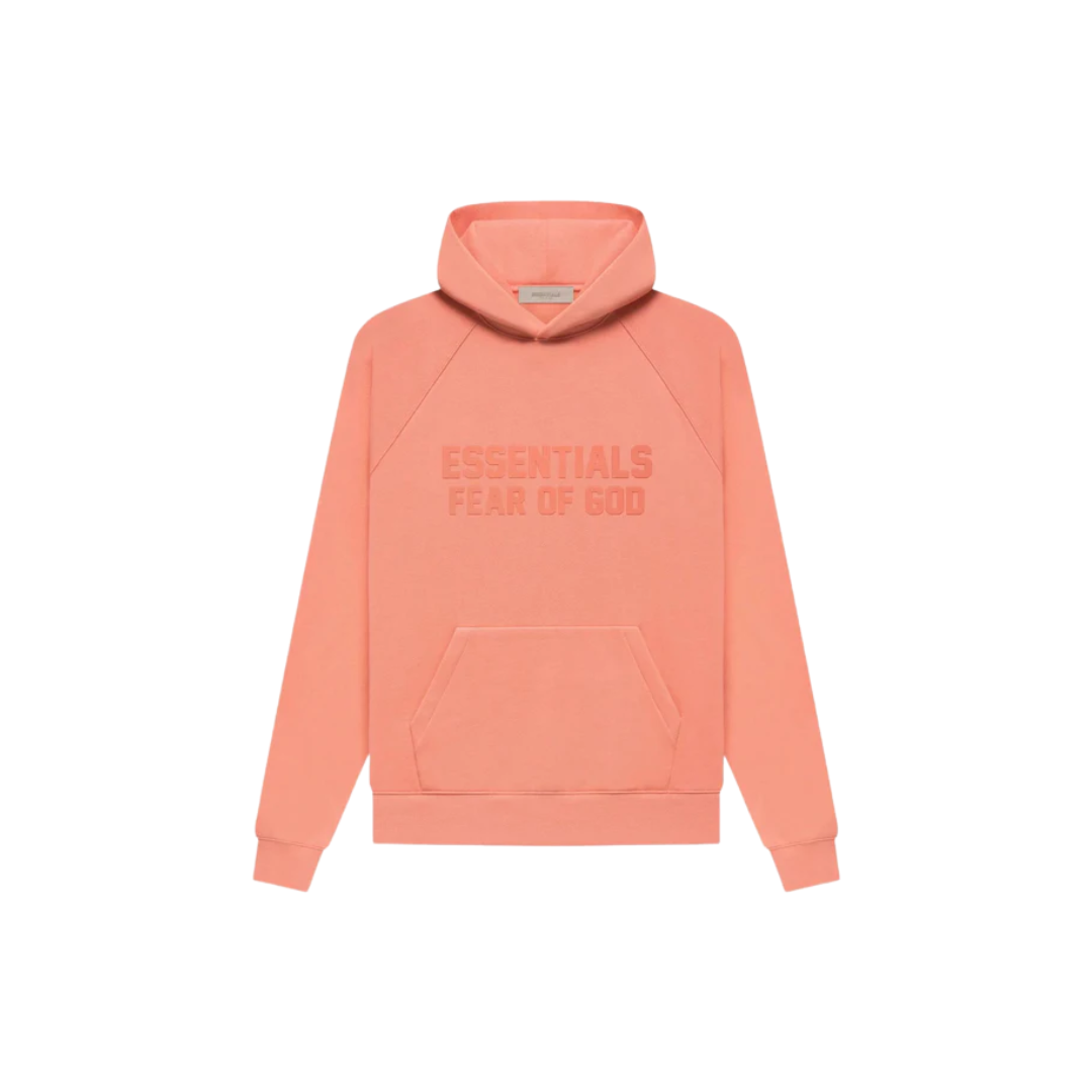Fear Of God Essentials Pullover Hoodie Coral (FW22)