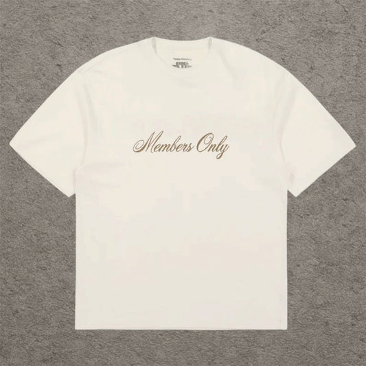 Drake x OVO Members Only T-Shirt Cream