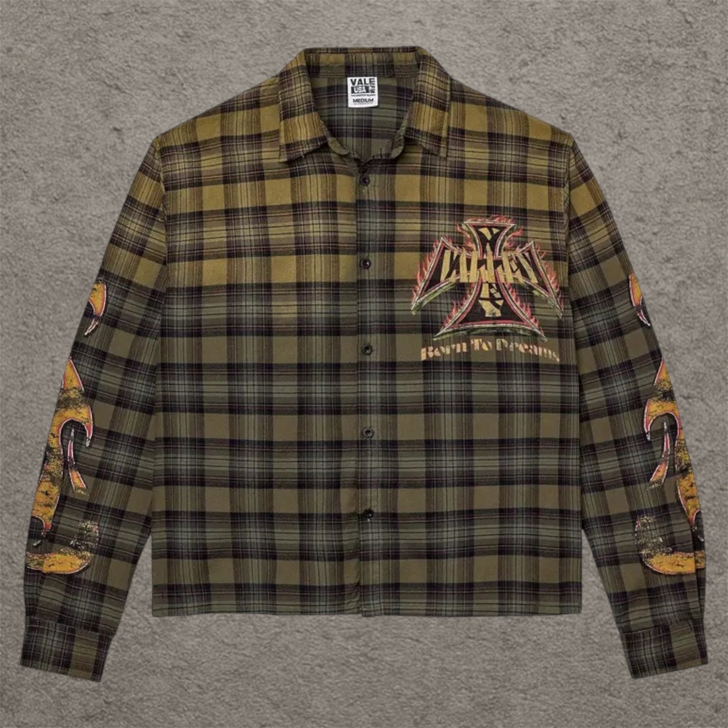 Vale Flannel Shirt Reborn Green/Black