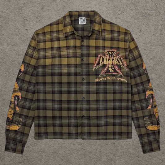 Vale Flannel Shirt Reborn Green/Black
