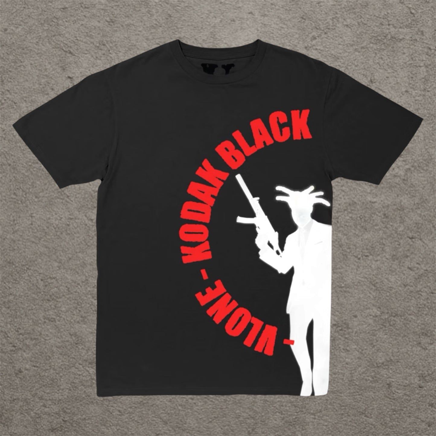Vlone X Kodak Black Vulture T-Shirt Black