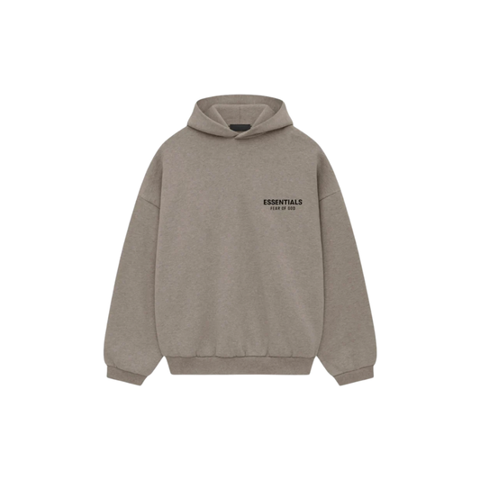 Fear Of God Essentials Pullover Hoodie Heather Gray Fleece (FW24)