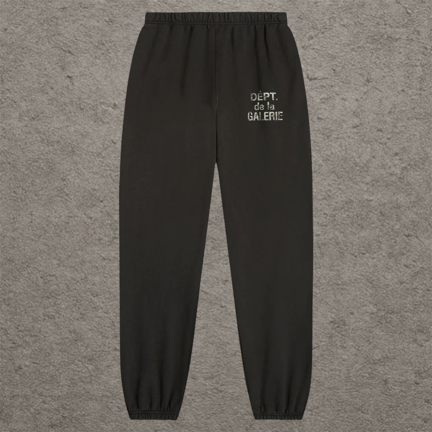 Gallery Dept Sweatpants (Cuffed) Washed Black