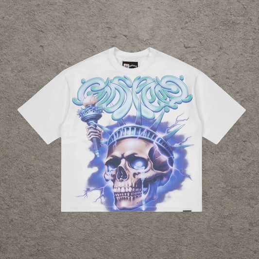 Godspeed Liberty Tears Tee, White