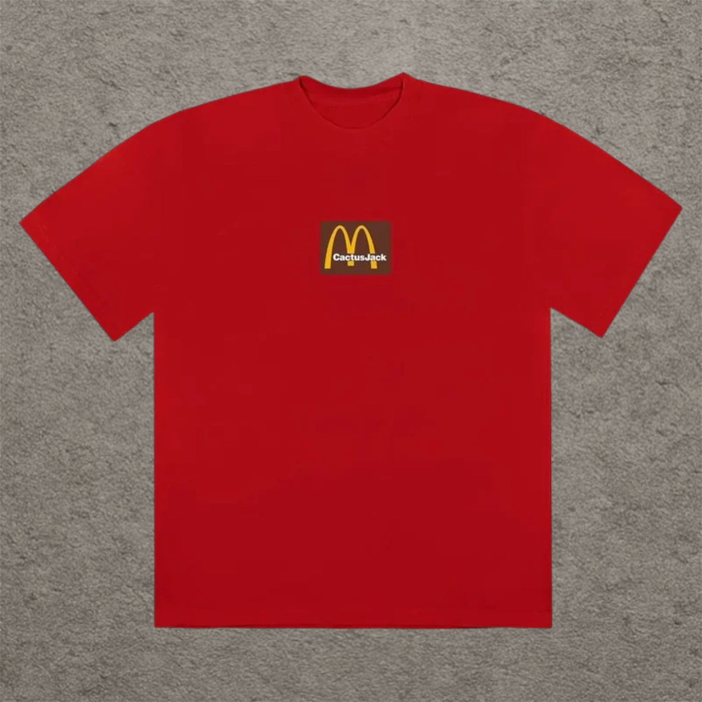 Travis Scott x McDonald's Sesame Inv III T-shirt Red