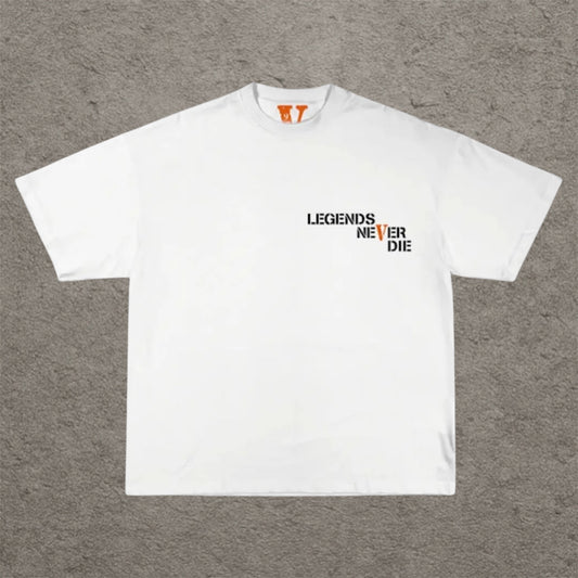 Vlone x Juice Wrld Butterfly T-Shirt White