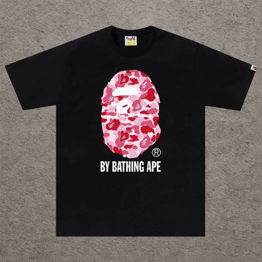BAPE ABC Camo By Bathing Ape Tee Black/Pink