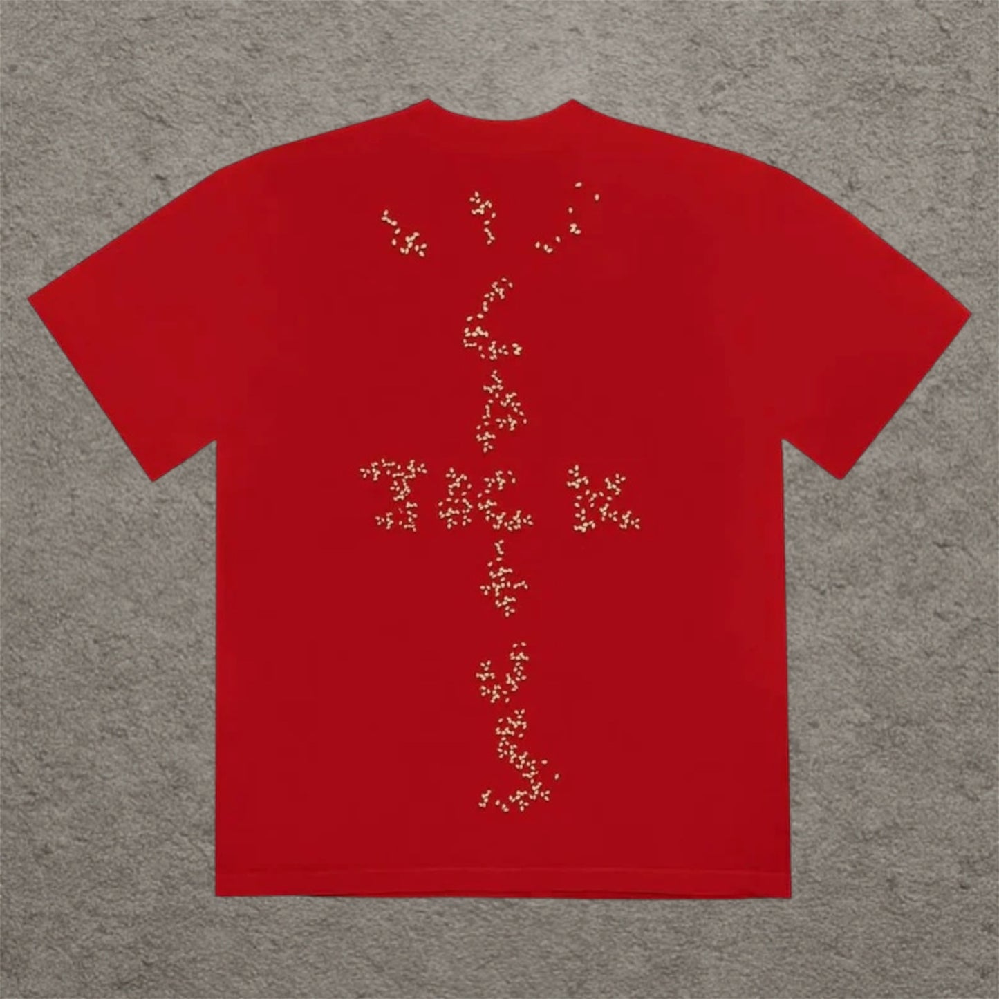Travis Scott x McDonald's Sesame Inv III T-shirt Red