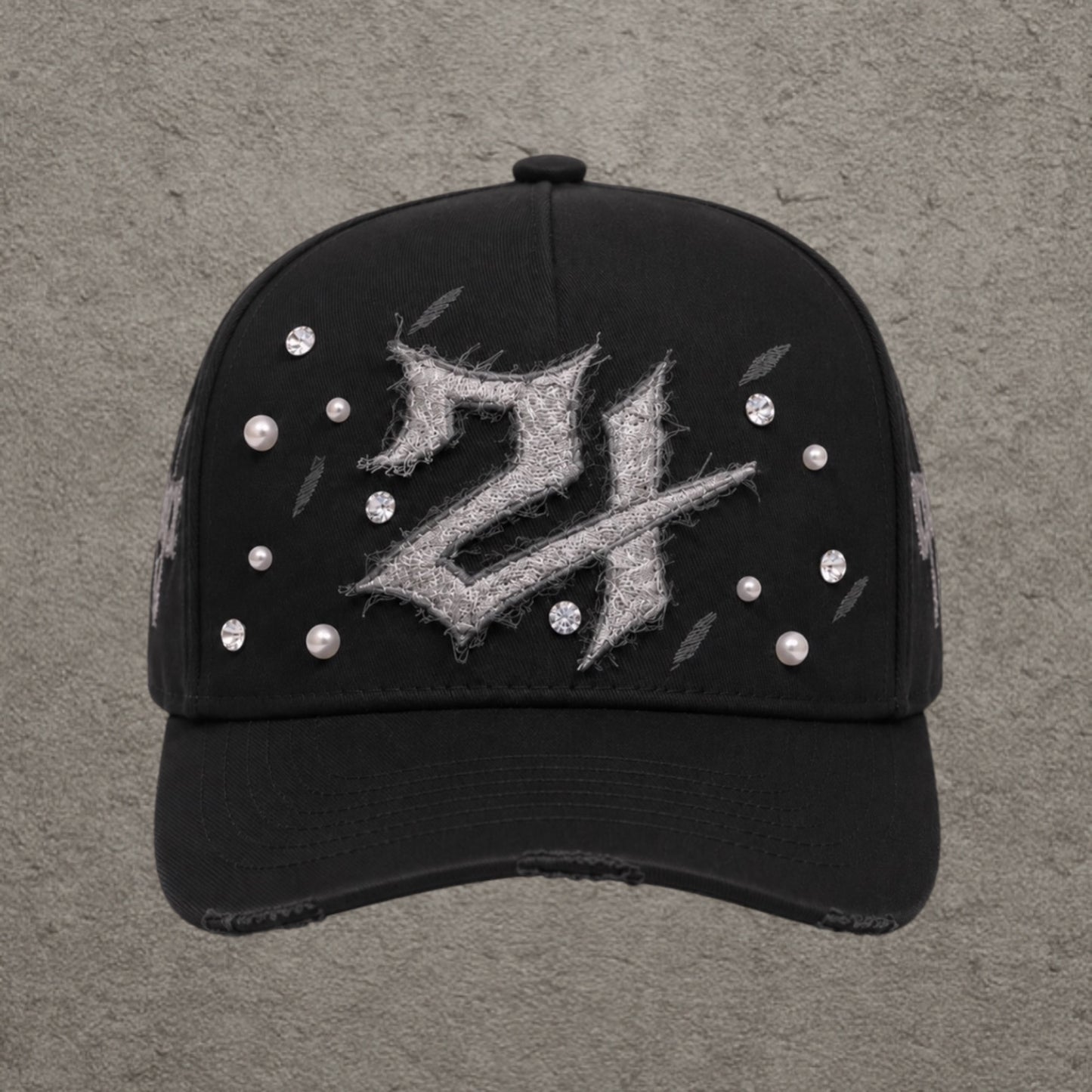 21 Love Worldwide Pearl Cap Black