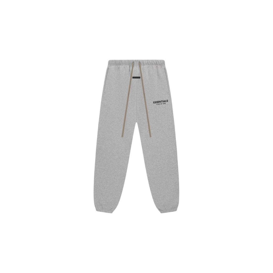Fear Of God Essentials Sweatpants Light Heather Gray Fleece (FW24)